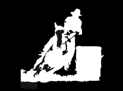 Barrel Racer Decal – Country Barn USA