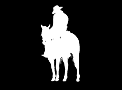 Horseback Decal