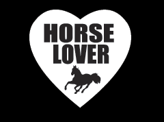 Horse Lover Heart Decal
