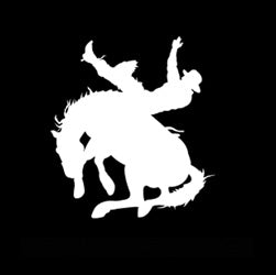 Buckin' Horse Decal