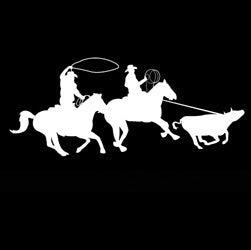 Header Roping Logo Team Roping 6 Decal – Country Barn USA