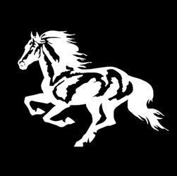 Run Horse Decal