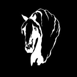 Mane Horse Head Decal