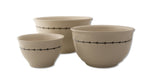 3 Piece Stoneware Mixing Bowls - 3 Designs Available