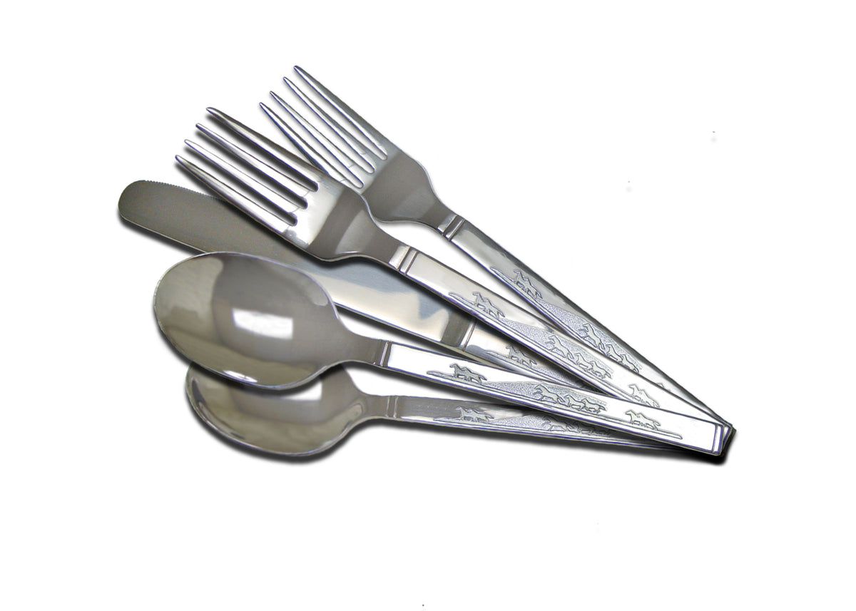 20 Piece Silverware Set, 4 Place Setting - 3 Designs Available