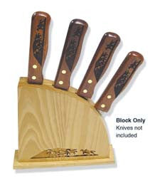 Knife Block (Multiple Engraving Options)