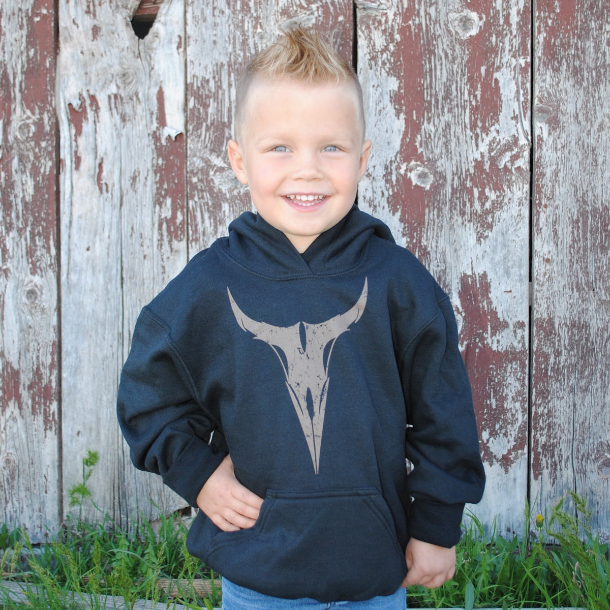 Longhorn Camo - Youth Hoodie