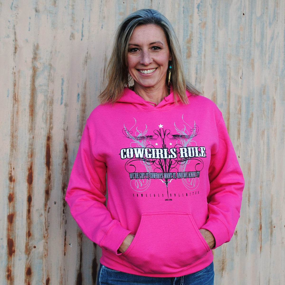 Cowgirls Rule- Hoodie