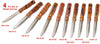 Steak House-Style Knives Set 4 Piece (Multiple Engraving Options)